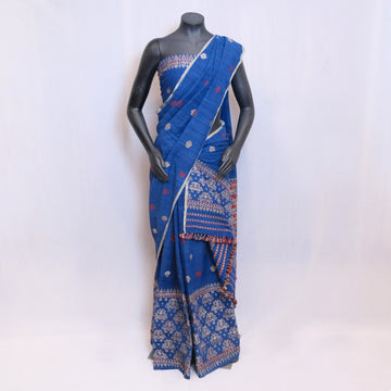 Mekhela Sador - Eri silk Natural dye, Motifs in Muga ghisa