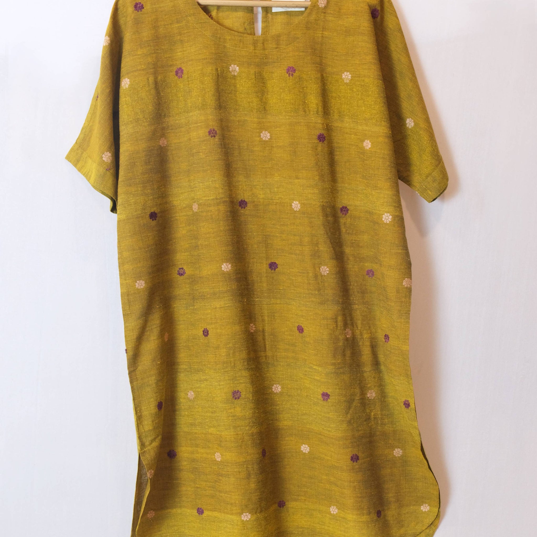 Tunic - Eri silk natural dye & cotton