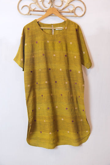 Tunic - Eri silk natural dye & cotton