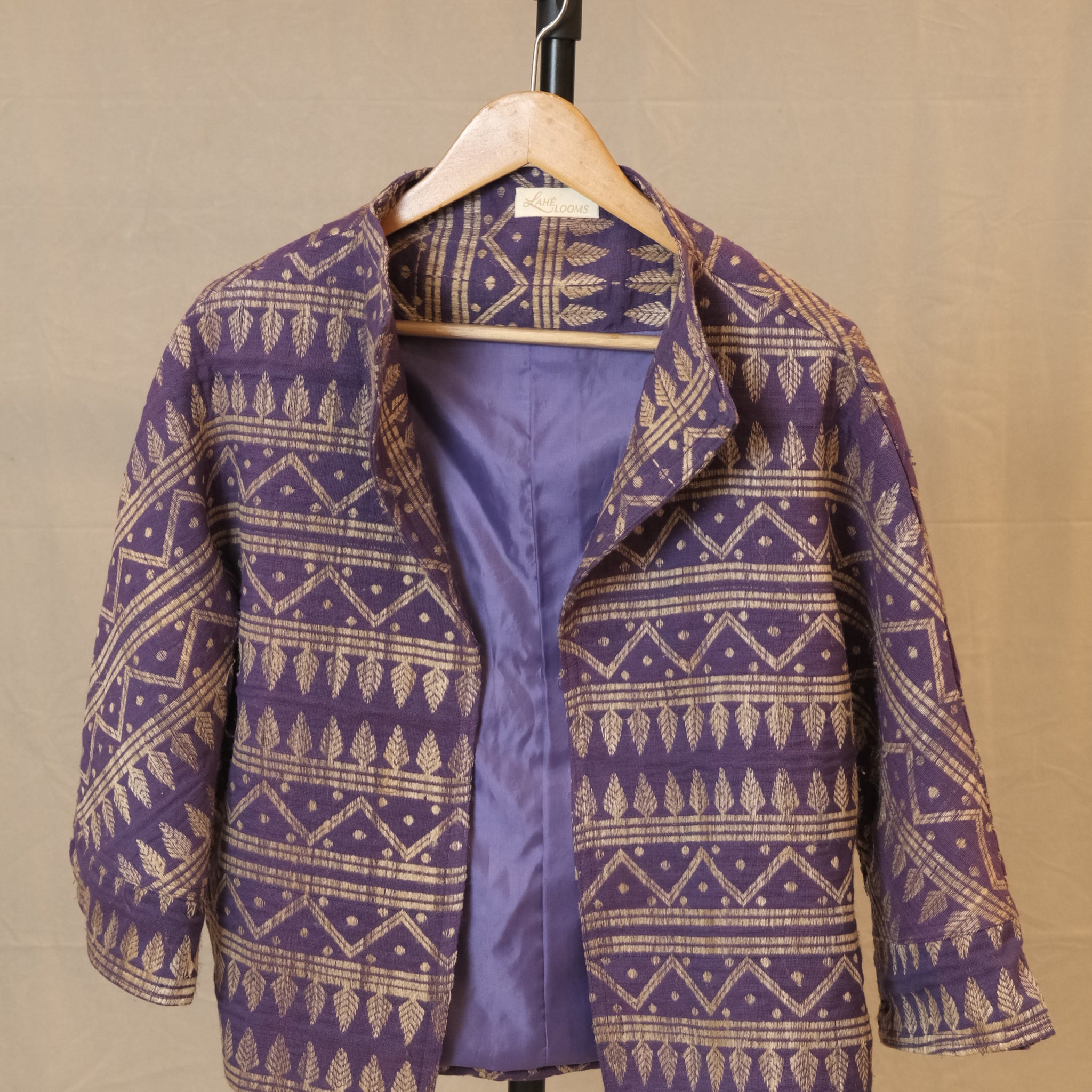 Jacket - cotton & muga ghisa