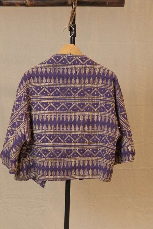 Jacket - cotton & muga ghisa