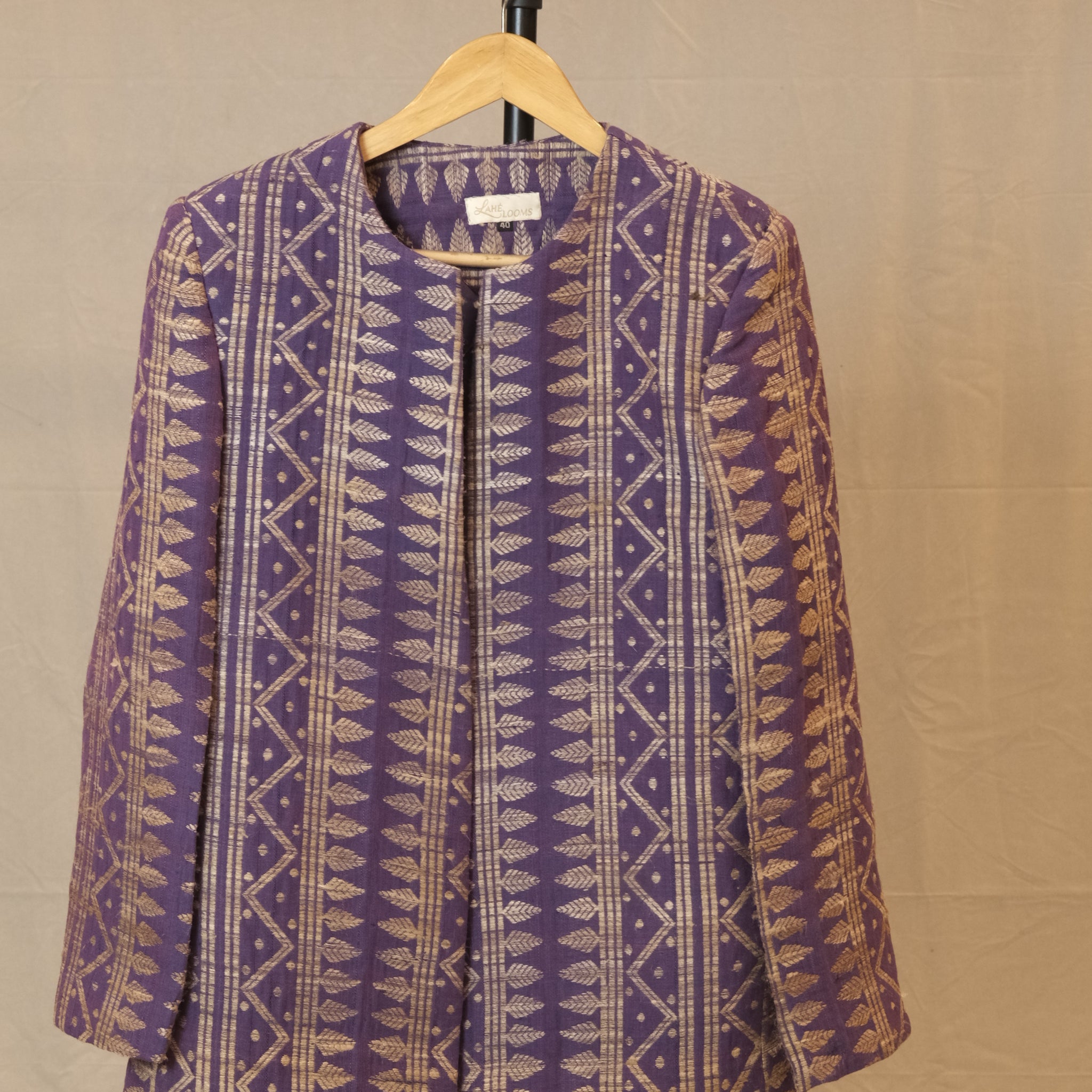 Jacket - cotton & muga ghisa