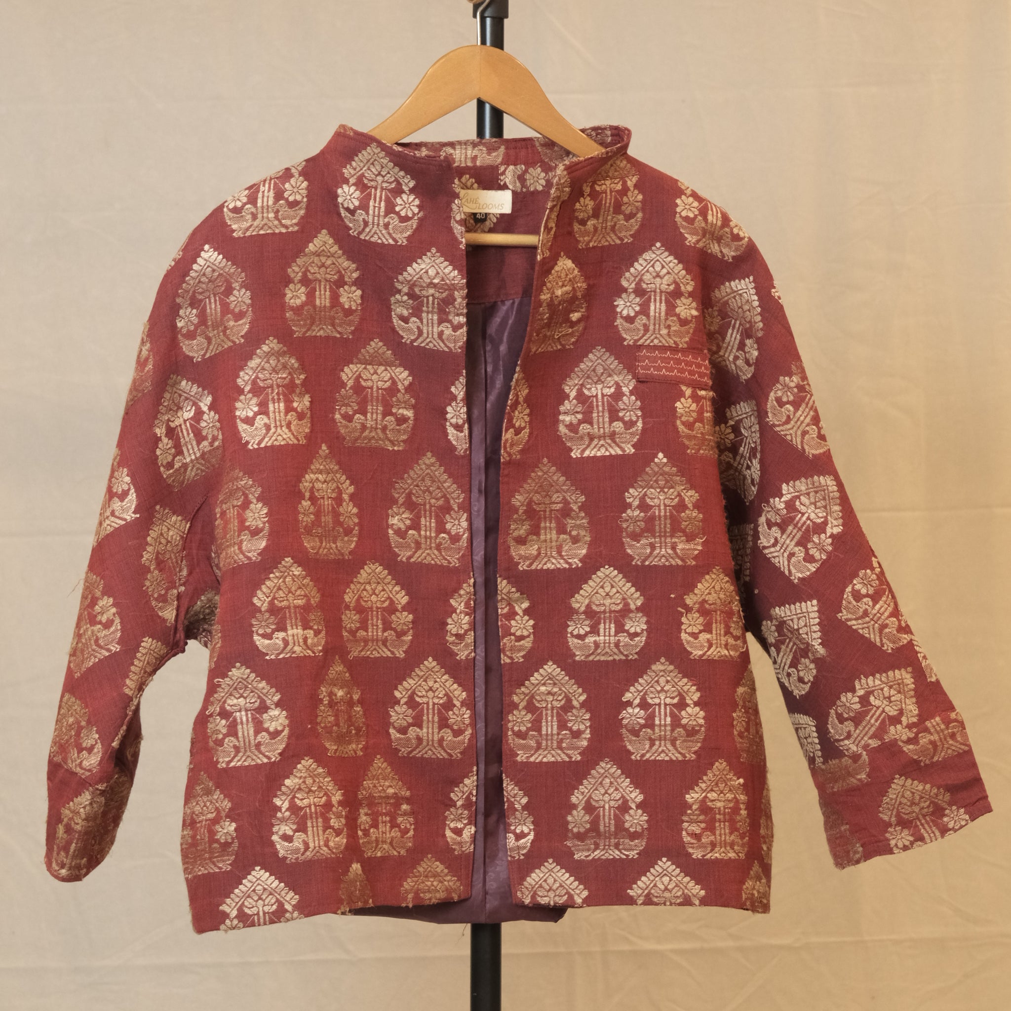 Jacket - cotton & muga ghisa