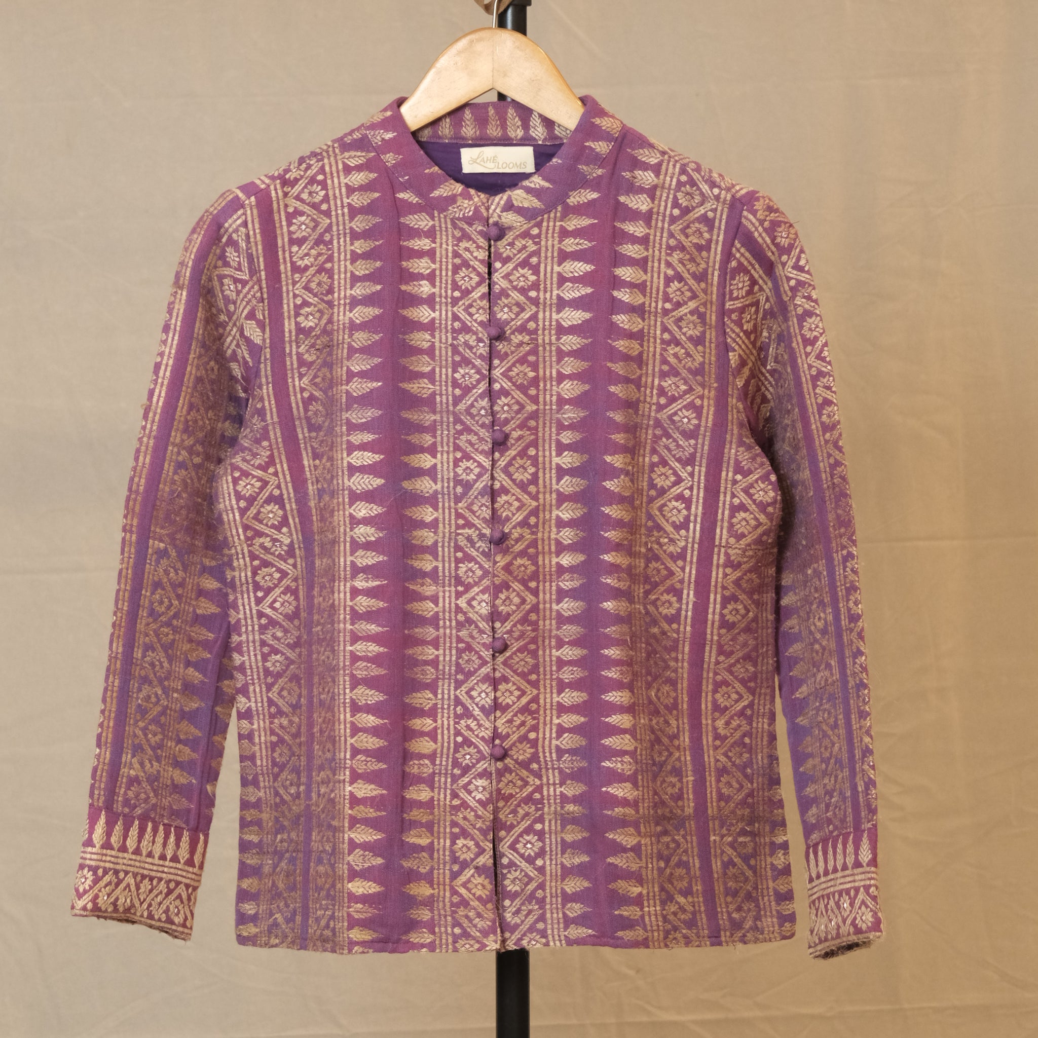 Jacket - cotton & muga ghisa