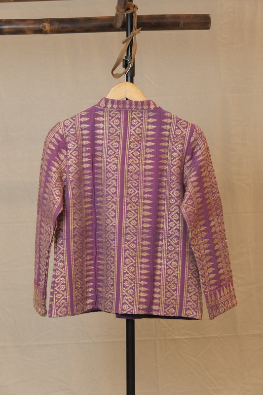 Jacket - cotton & muga ghisa