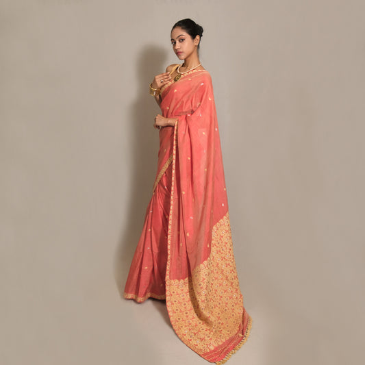 Saree - Paat silk & cotton