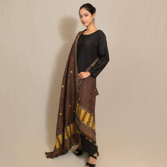 Dupatta - Mulberry silk & cotton
