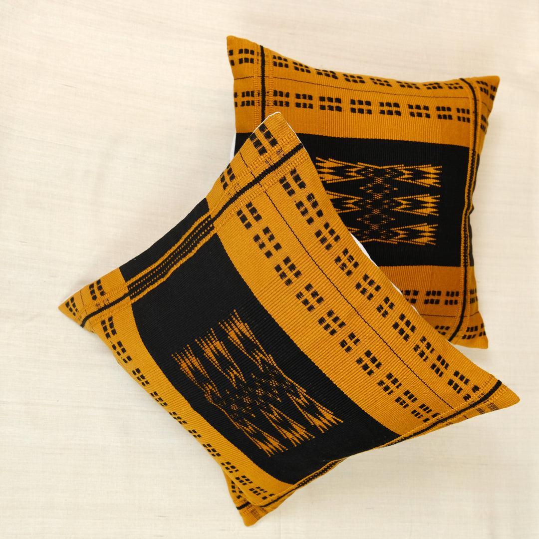Cushion Cover Naga- Cotton, Handwoven on a loin loom