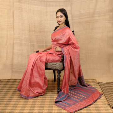 Saree - Mulberry silk(Paat) & cotton
