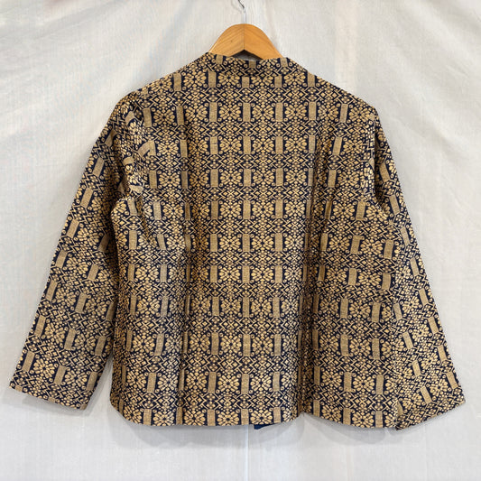 Women's Jacket- Paat silk, motifs in Tassar silk