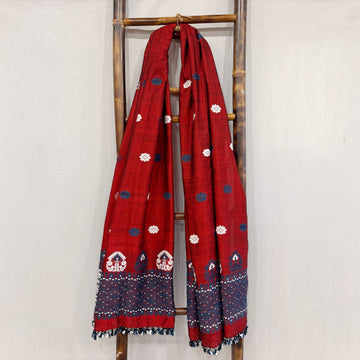 Dupatta - Paat silk & cotton
