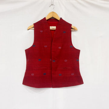 Women's Jacket- Eri Silk Natural dye